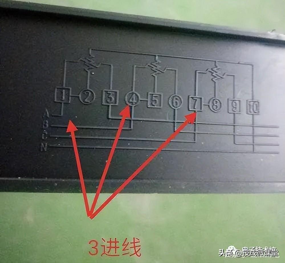端子接线示意图_接线端子标记的含义_接线端子在电路图中的符号
